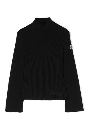 black wool jumper MONCLER KIDS | 9F00001M1259999